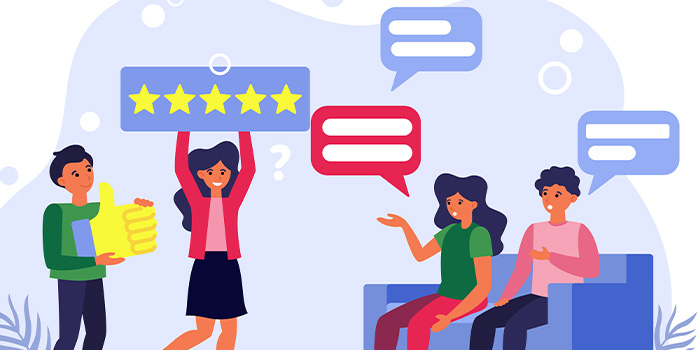 Consider the feedback from customers and experts